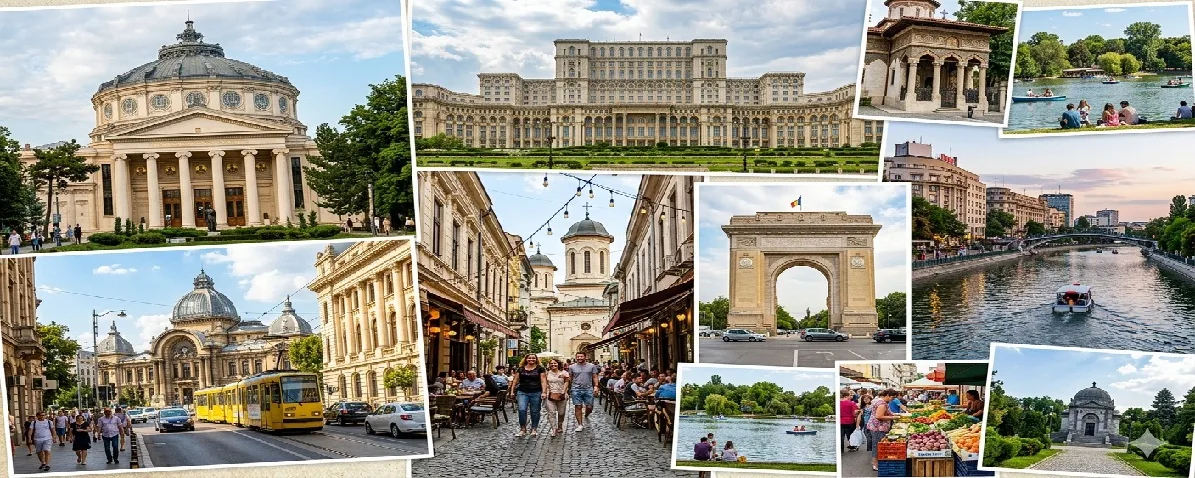 Bucharest city landmarks